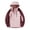 Pink, variant on Pisexur Lightweight Rain Jacket for Women Color Block Raincoat Rain Coat Windbreaker Rain Jackets Waterproof with Hood L-5XL