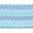 thumbnail image 2 of Zelouf High Multi Chiffon Print  , Sewing, DIY, Crafts Fabric by the Yard, 474 Blue/green, 20 Yard, 2 of 2
