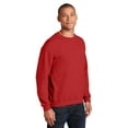 thumbnail image 4 of Gildan Heavy Blend Men's Crewneck Sweatshirt, Classic Fit, Warm Soft Fleece Pullover, Red, XL, 4 of 5