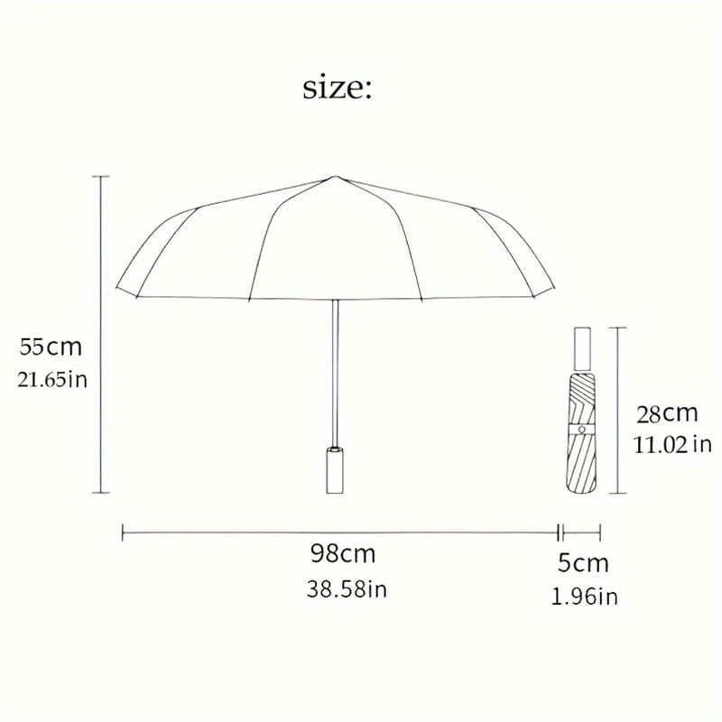 1 automatic folding umbrella - compact and lightweight travel umbrella with elegant purple floral butterfly and lilac patterns