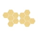 thumbnail image 1 of 12 Uds 10 cm pegatinas de pared DIY espejo 3D pegatinas removibles decoración del hogar arte dorado, 1 of 9