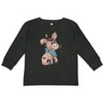 thumbnail image 3 of Inktastic Western Dilly Donkey Boys Long Sleeve Toddler T-Shirt, 3 of 5