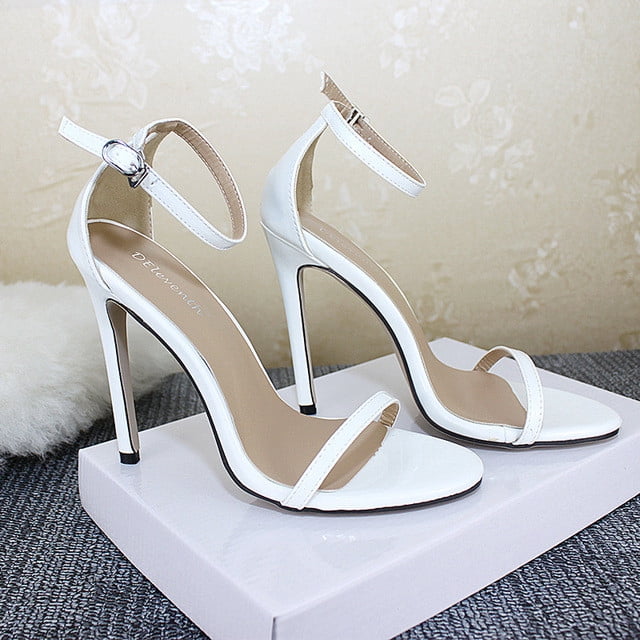 Moda Sexy Una palabra fácil de combinar con sandalias Zapatos de mujer casuales de tacón súper alto Wmkox8yii shjk6157