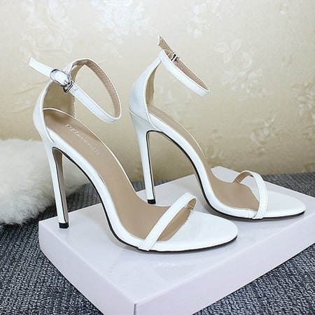 

Ovzne Sandal For Women Summer Sandal For Women Fashion Sexy One-Word Easy To Match Of Sandals Super High Heel Casual Woman S Shoes Sandal For Women