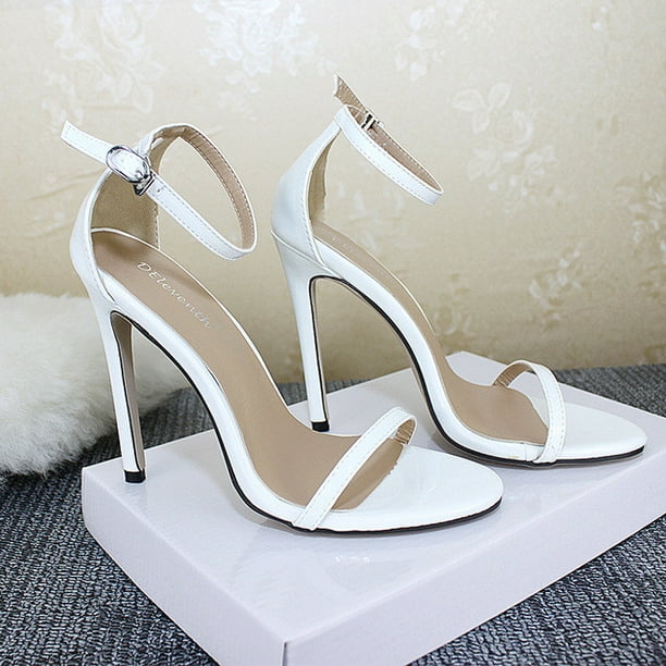 Moda Sexy Una palabra fácil de combinar con sandalias Zapatos de mujer casuales de tacón súper alto Wmkox8yii shjk6158