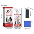 thumbnail image 3 of Jioakfa Produits de Nettoyage Détachant pour Moyeu de Roue de Voiture, Détachant pour Peinture de Voiture, Détachant pour Rouille, Nettoyant pour Taches de Rouille 120Ml Rouge Taille, 3 of 9