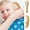Beige, variant on Baby Hair Brush Set - 2 Pack Natural Wooden Hairbrush and Comb for - Gentle Brush for Cradle Cap Removal and Comfort