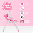 thumbnail image 3 of Columpio Para Bebé Aeiou Md-305c Baby Rocker Mecedora Rosa, 3 of 8