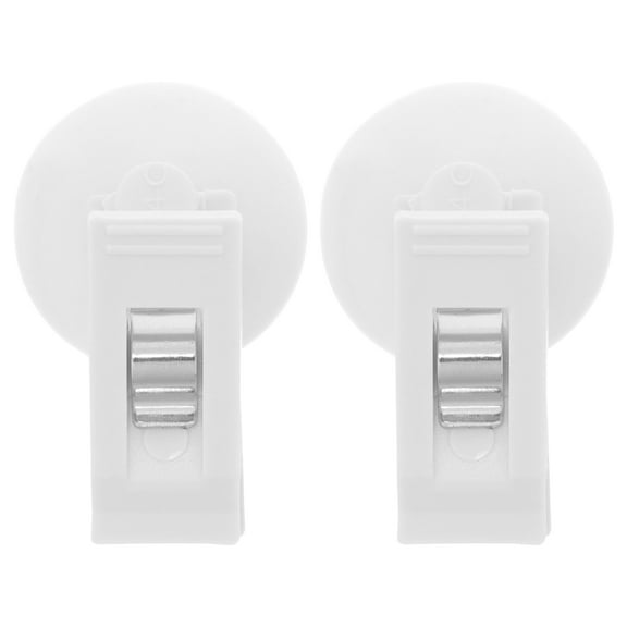 Unbranded Car Picture Holder with Suction Cup Clamp for Secure Storage on Windshield or Dashboard White