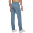 thumbnail image 2 of Men's Running Pants Lightweight Joggers Athletic Pants with Zipper Pockets grey blue 2XL, 2 of 7