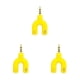 thumbnail image 2 of sweethay Adaptador de audio de 3,5 mm Interfaz de conector estéreo conveniente Convertidor de sonido externo Micrófono Accesorios para tabletas amarillo Type1 NO1, 2 of 6