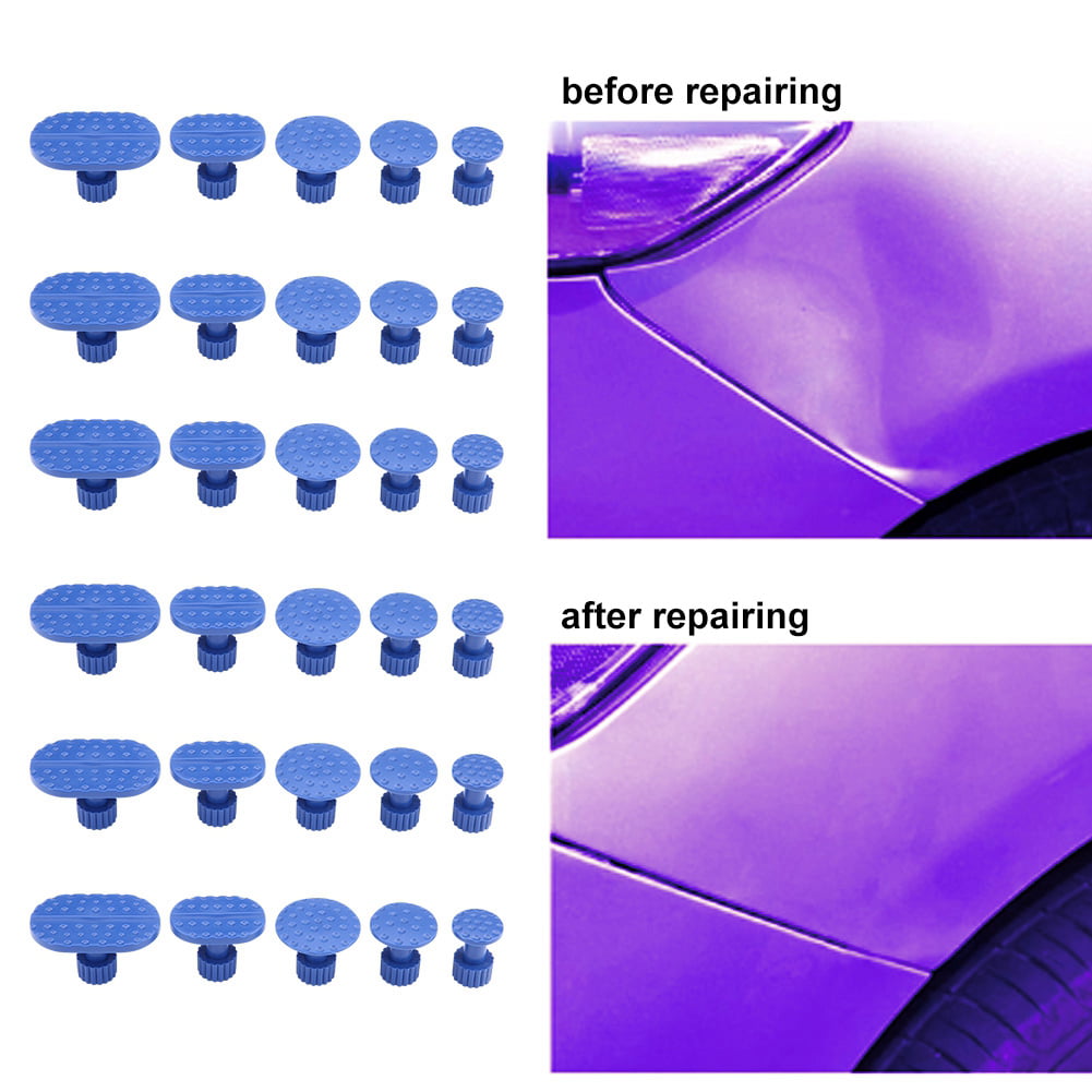30pcs Car Body Dent Removal Pulling Tabs Paintless Repair Tools Glue Puller Tabs 