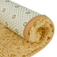 thumbnail image 3 of NOMADIC NOOK 2 Pcs Oval Shaggy Bath Mats Absorbent Soft Bathroom Rugs Khaki 16" x 24", 3 of 6