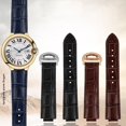 thumbnail image 2 of Correa de reloj de cuero genuino para hombres y mujeres para Cartier Blue Ballons W69012Z4 W69016Z4 W6920085 Correa de reloj de cuero genuino, 2 of 5