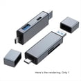 thumbnail image 2 of Lector de Tarjetas TF, Adaptador OTG, Unidad Flash USB 3.0, Lector de Tarjetas SD TF, Adaptador Tipo C A SD, Accesorios Móviles., 2 of 5