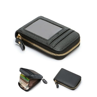 XOXO Women's Mini Magenta Saffiano Leather Key Card ID Coin Case