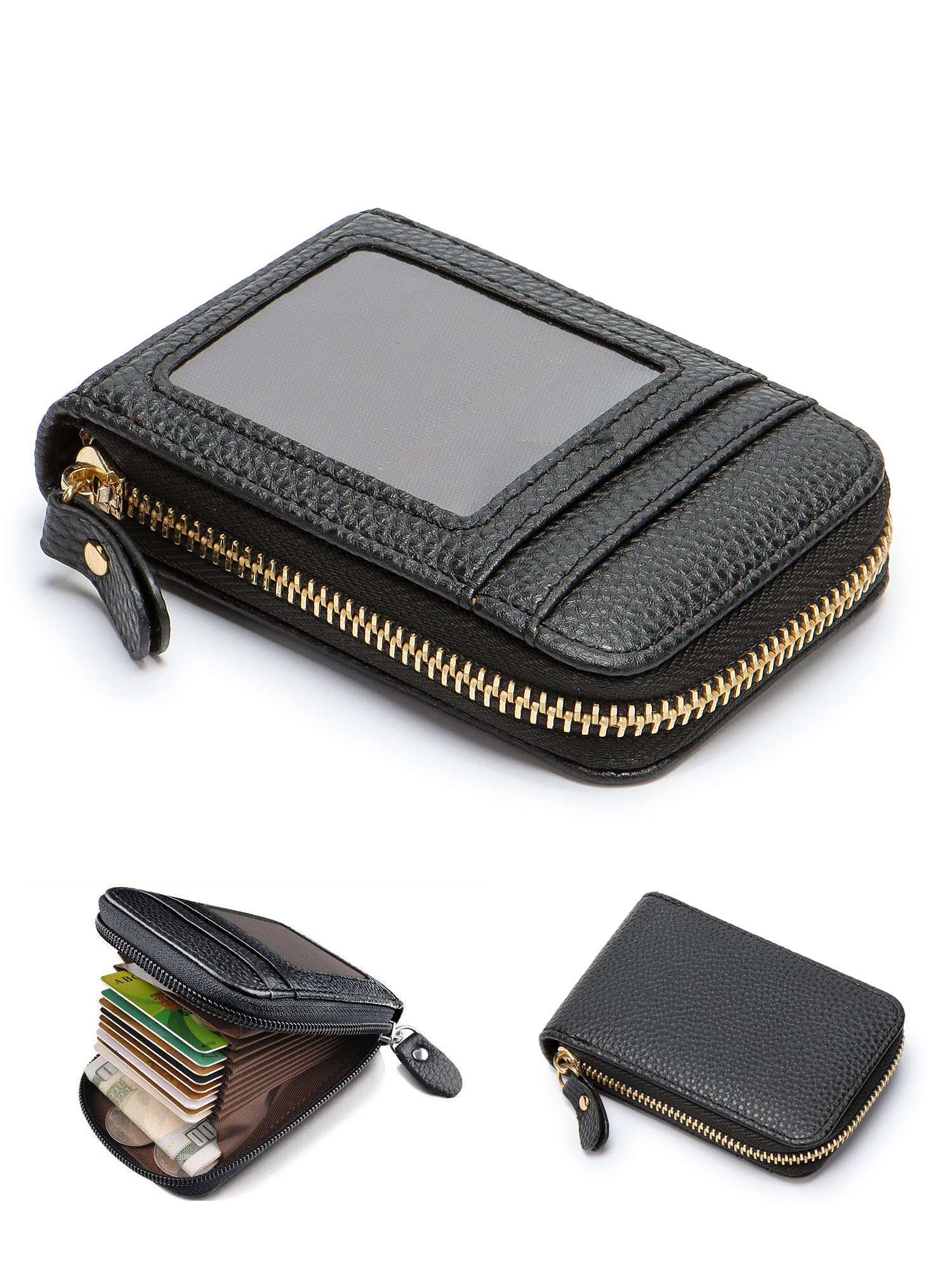 XOXO Women's Mini Magenta Saffiano Leather Key Card ID Coin Case XOXO Women's Mini Magenta Saffiano Leather Key Card ID Coin Case