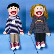 Sunny Toys GS4663 28 In. Black-Haired Boy Good For Life, Full Body Puppet