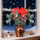 thumbnail image 1 of Ramo de Flores Artificiales de Piñas Navideñas con Asa de Flores Rojas Grandes, Agujas de Pino Artificiales, Arreglos para El Hogar, Flores Decorativas, 1 of 6