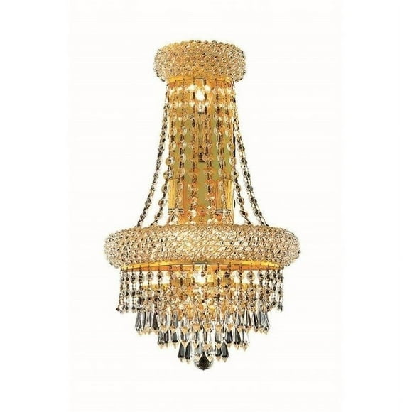 Beaumont Lane 18" 4 Light Royal Crystal Wall Sconce