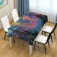 thumbnail image 3 of Yayeee Tablecloths for Rectangular Tables 54 x 54 inch Party Table Cover, Psychedelic Jellyfish, 3 of 6
