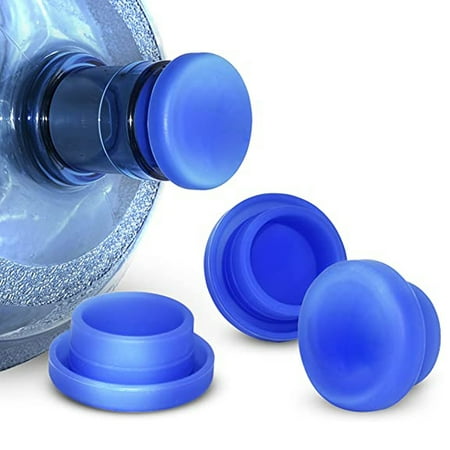 

Pudcoco Replacement Water Bottle Caps Silicone Sealed Non Spill Gallon Drinking Reusable Accessory