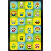 Disney Pixar - Aliens Group Wall Poster, 14.725" x 22.375", Framed