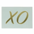 thumbnail image 1 of Xo Cutting Board, Love Affection Happy Joyful Friendship Romance Sign Letters Design, Decorative Tempered Glass Cutting and Serving Board, Small Size, Sand Brown White, by Ambesonne, 1 of 1