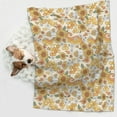 thumbnail image 6 of Pofeuu Retro 70s 60s Flower Print Puppy Blanket,Dog Blankets,Pet Blanket Cozy Cat Blankets for Indoor Cats, Fuzzy Pet Blanket for Kitten Doggy Dog Blankets-Large, 6 of 8