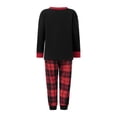 thumbnail image 3 of Family Matching Pajamas Sets Christmas Long Sleeve Tops with Pants, 3 of 9
