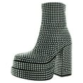 thumbnail image 4 of Steve Madden Womens Cobra Leather Platform Ankle Boots, 4 of 5