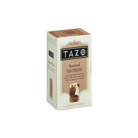STARBUCKS COFFEE Tazo Tea, 24/BX, Assorted (Black/Green)