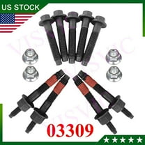 EXHAUST MANIFOLD BOLTS Kit 03309 For Jeep 5.7L V8 Engnie Chrysler Dodge Ram