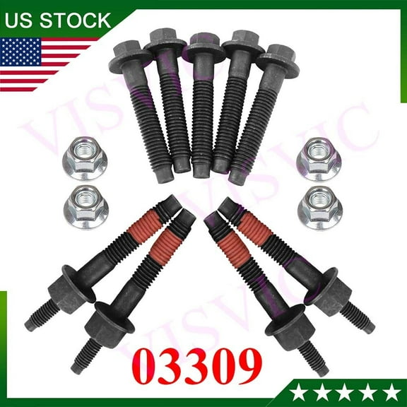 EXHAUST MANIFOLD BOLTS Kit 03309 For Jeep 5.7L V8 Engnie Chrysler Dodge Ram