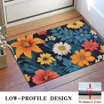 thumbnail image 3 of Pioneer Flower Floral Print Pattern Door Rugs,Washable Non Slip Door Mats Indoor,Decorative Door Mats,Entry Mat Indoor for Entrance,Bedroom,Kitchen,Bathroom,16"x24", 3 of 6