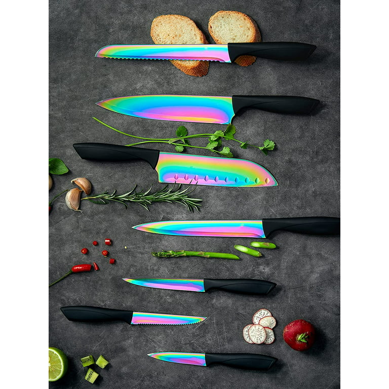 Deik Knife Sets for Kitchen Chef Set 16 Pcs Stainless Steel