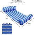 thumbnail image 2 of Colchón hinchable para piscina para adultos, 120 kg (azul), 2 of 5