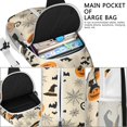 thumbnail image 4 of Sling Backpack,Black Cat Pumpkin Halloween Pattern Crossbody Bag with Water Bottle Holder,Waterproof Sling Bag for Men/Women with Chest Phone Holder for Hiking,Travel, 4 of 6