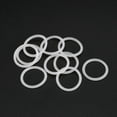 thumbnail image 2 of Uxcell 16mm OD 13mm ID 1.5mm Width Silicone Seal O-Rings White 10 Pack, 2 of 5