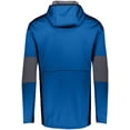 thumbnail image 2 of Holloway Sportswear XS Sof-Stretch Jacket Royal/Carbon 229537, 2 of 5