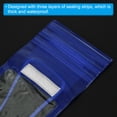 thumbnail image 4 of Funda impermeable para teléfono Uxcell con cordón, bolsa seca universal para teléfono celular, azul oscuro, paquete de 4, 4 of 6