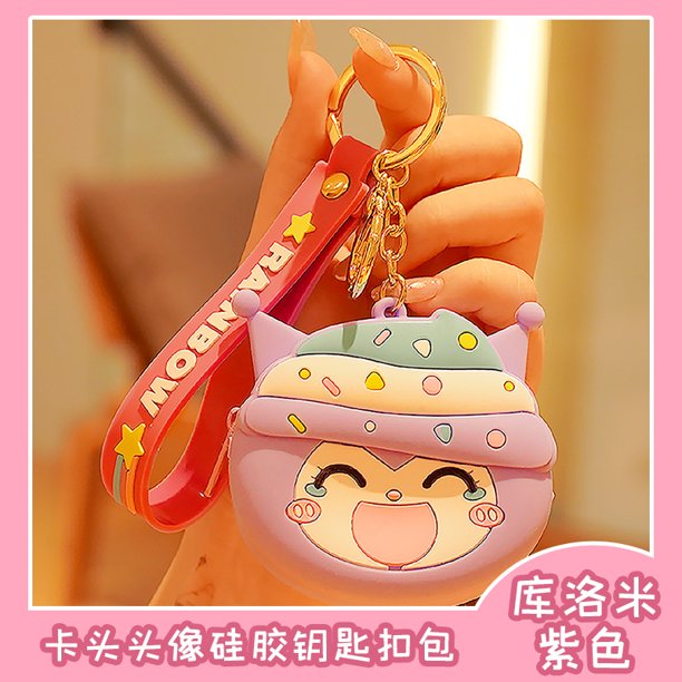 Sanrio-Llavero Cinnamoroll My Melody Kuromi Kawaii, monedero, accesorios para el cabello de niña de dibujos animados, 10 pares