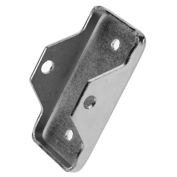 KAKOWELY Trailer Jack Foot Bracket in Silver 1 Set with Sturdy Support for Automotive Repair 11.8X2.4X1.6in
