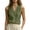 Green, variant on Cmfcve V Neck Tank Tops for Women Cotton Pleated Front Sleeveless Blouse Dressy Casual Lightweight Summer Shirts