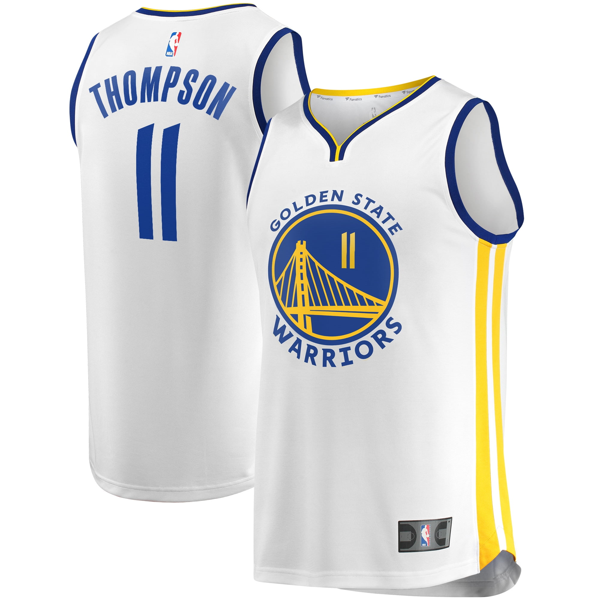 klay thompson white jersey