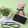 thumbnail image 4 of 1Card 10 Yards Polyester Ribbons for Garment Accessories Black 3/8 inch(11mm) DIY, 4 of 6
