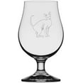 thumbnail image 1 of Peterbald Side View 1 Cat Themed Etched 13.25oz Iona Beer Glass, 1 of 1