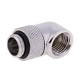 thumbnail image 3 of Adaptador Conector G1/4 Rosca 90 Grados Montaje Giratorio Refrigerado Por Agua Plata, 3 of 5