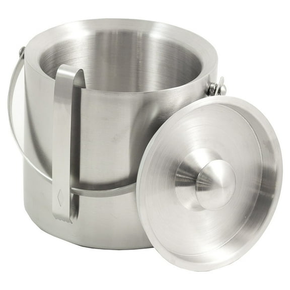 Bey Berk Stainless Steel 5 Quart Ice Bucket