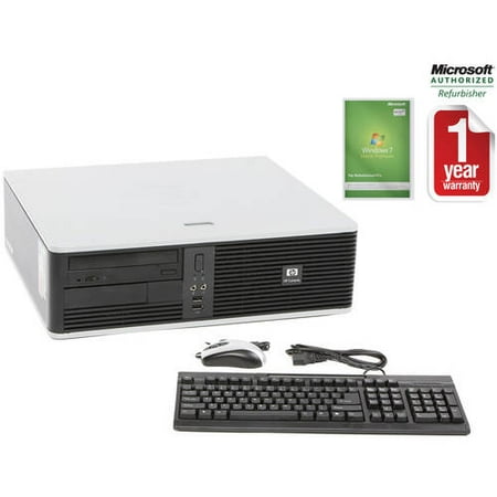 Refurbished HP DC5700 Small Form Factor Desktop PC with Intel Dual Core Processor, 2GB Memory, 80GB Hard Drive and Windows 7 Home Premium (Monitor Not Included)